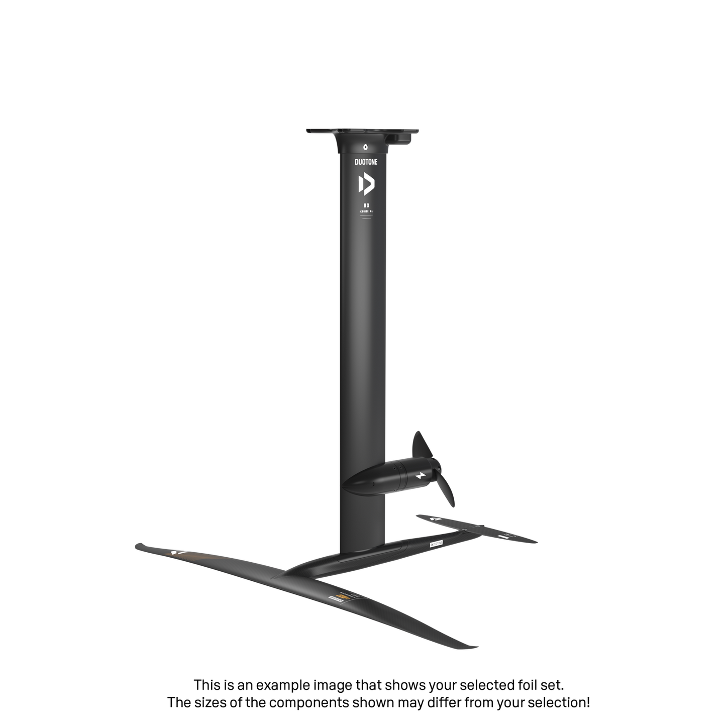 eMast AL Cruise Set 80 Tail D/LAB 43 Front Wing Hyperglide D/LAB 880 Back Wing Stabilizer H 165 Adapter Fuselage - Duotone Onesize