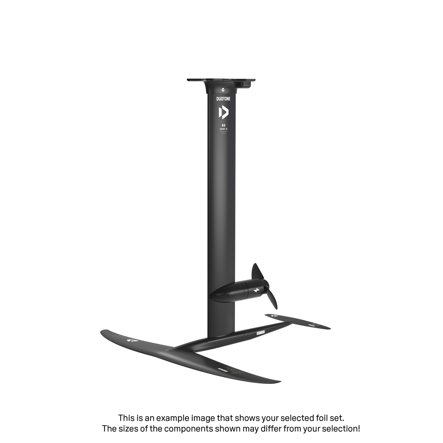 eMast AL Cruise Set 80 Front Wing Crest D/LAB 925 Monobloc-Tail PX D/LAB 37/160 Adapter Fuselage - Duotone Onesize