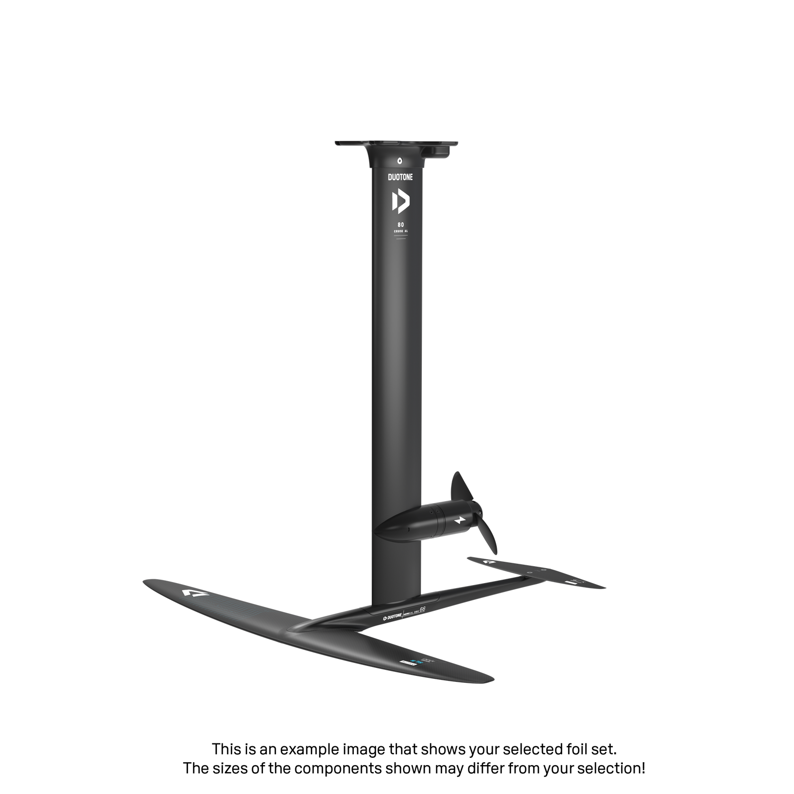 eMast AL Cruise Set 80 Fuselage Aero AL 3BS 60 Front Wing Whizz SLS 850 Back Wing Stabilizer S 165 Adapter Fuselage - Duotone Onesize